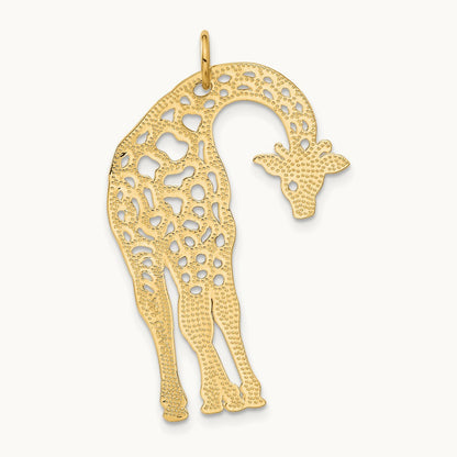 Giraffe Charm, 14K