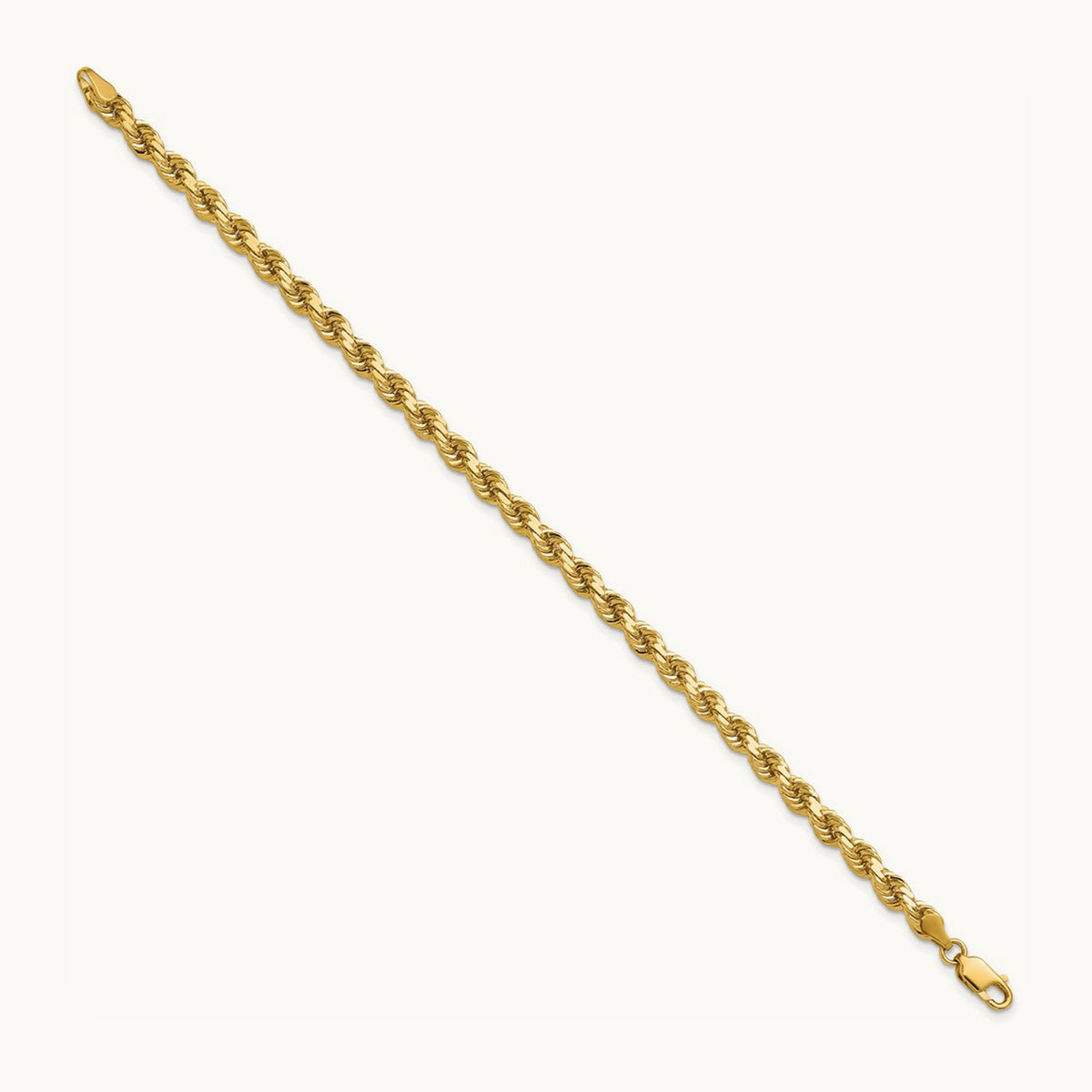 Diamond-cut Rope Chain — 4.25mm