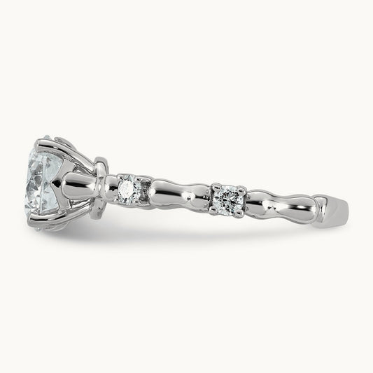 Round Center Ring, 1 5/8-3 1/4 ct Lab-Grown Diamond