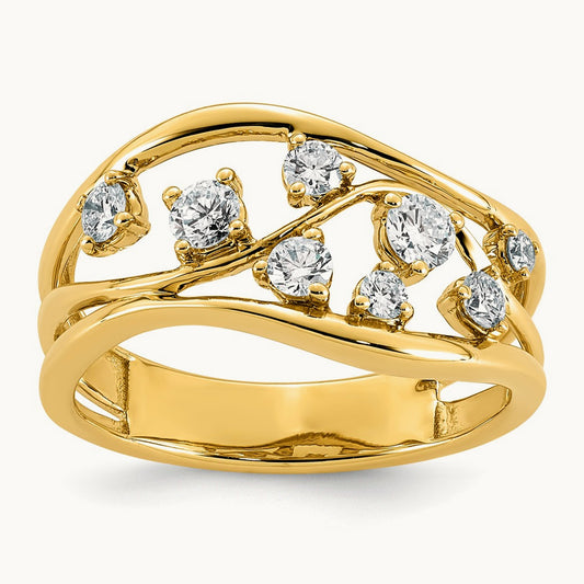Fashion Ring, 0.50 ct tw Lab-Grown Diamond