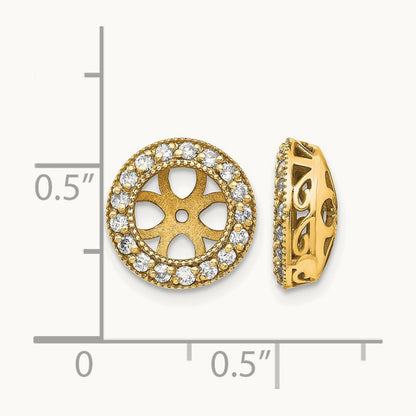 VS Diamond Earring Jacket, 14K
