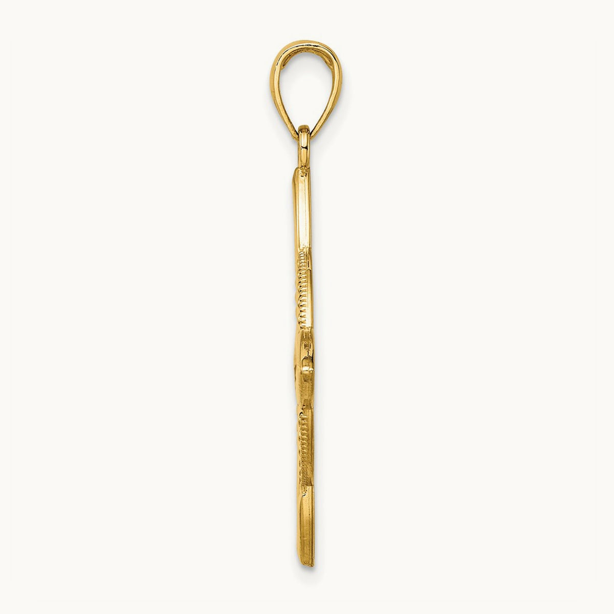 Large Celtic Eternity Knot Charm, 14K