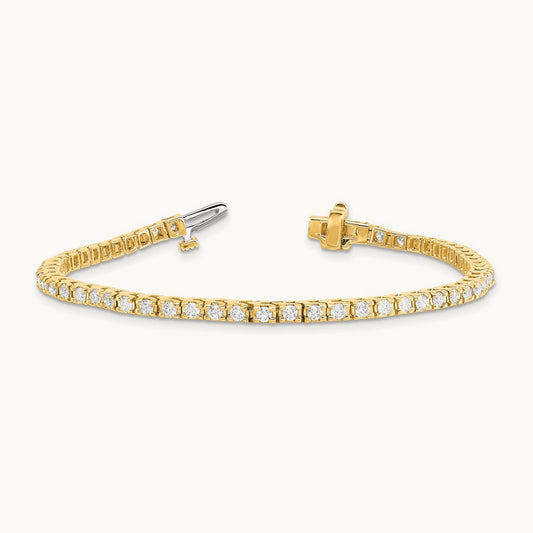 Round Tennis Bracelet, 2.25 ct tw Lab-Grown Diamond