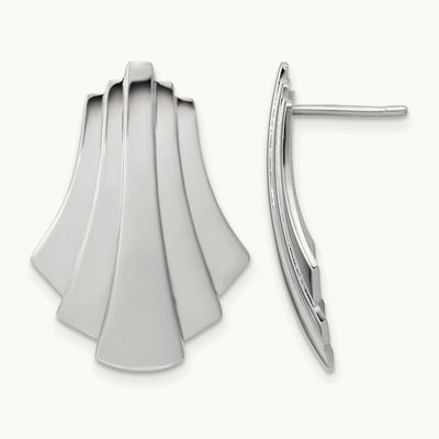 Polished Fancy Post Earrings — Leslie's — photo set