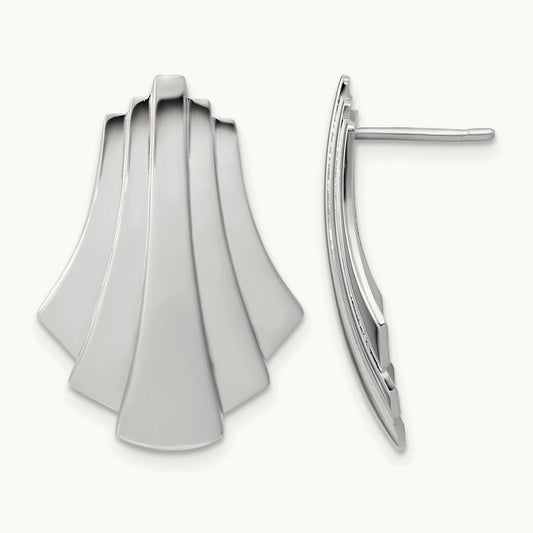 Polished Fancy Post Earrings — Leslie's — photo set