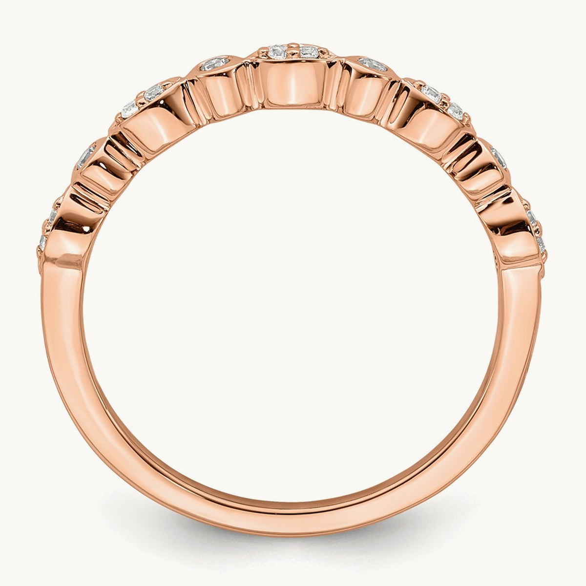 2 Wedding Band Set, 0.20 ct tw Lab-Grown Diamond
