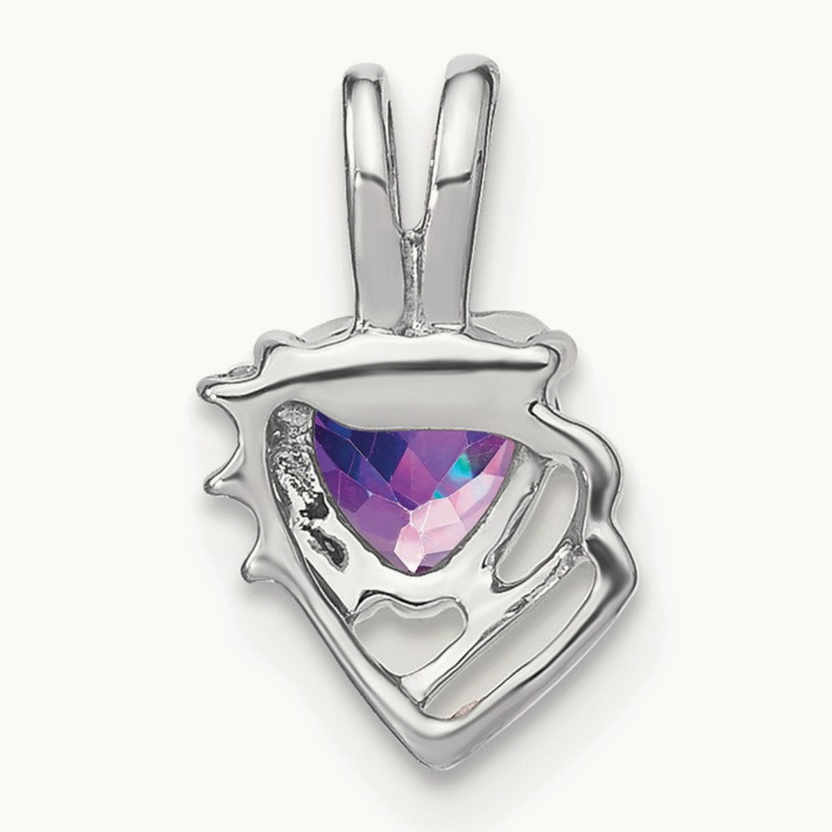 Amethyst and Diamond Pendant — photo set