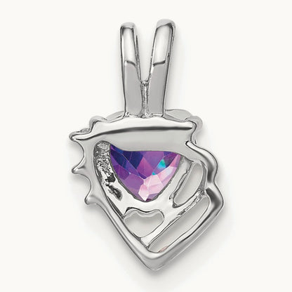 Amethyst and Diamond Pendant — photo set