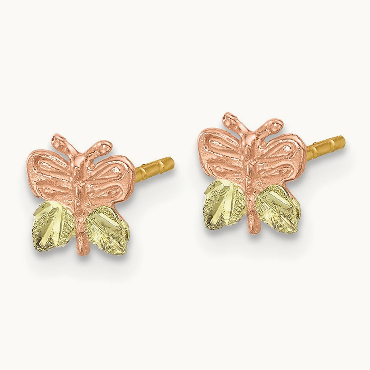 Black Hills Gold Butterfly Earrings