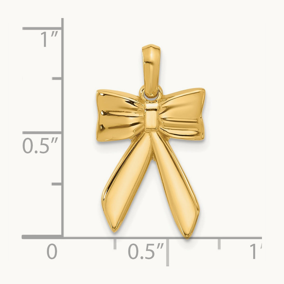 Fancy Full Hair Bow, 14K