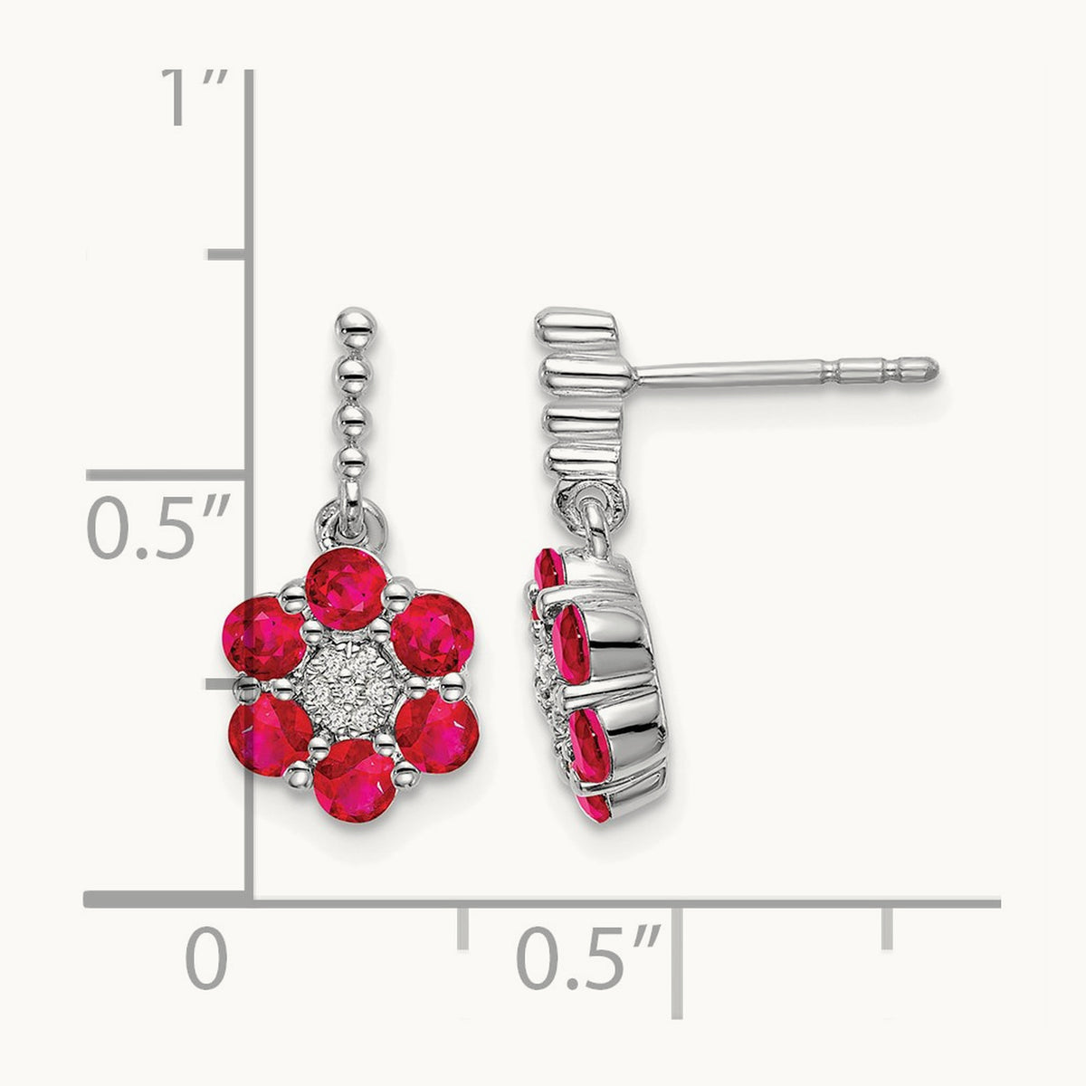 Ruby and Diamond Earrings — photo set