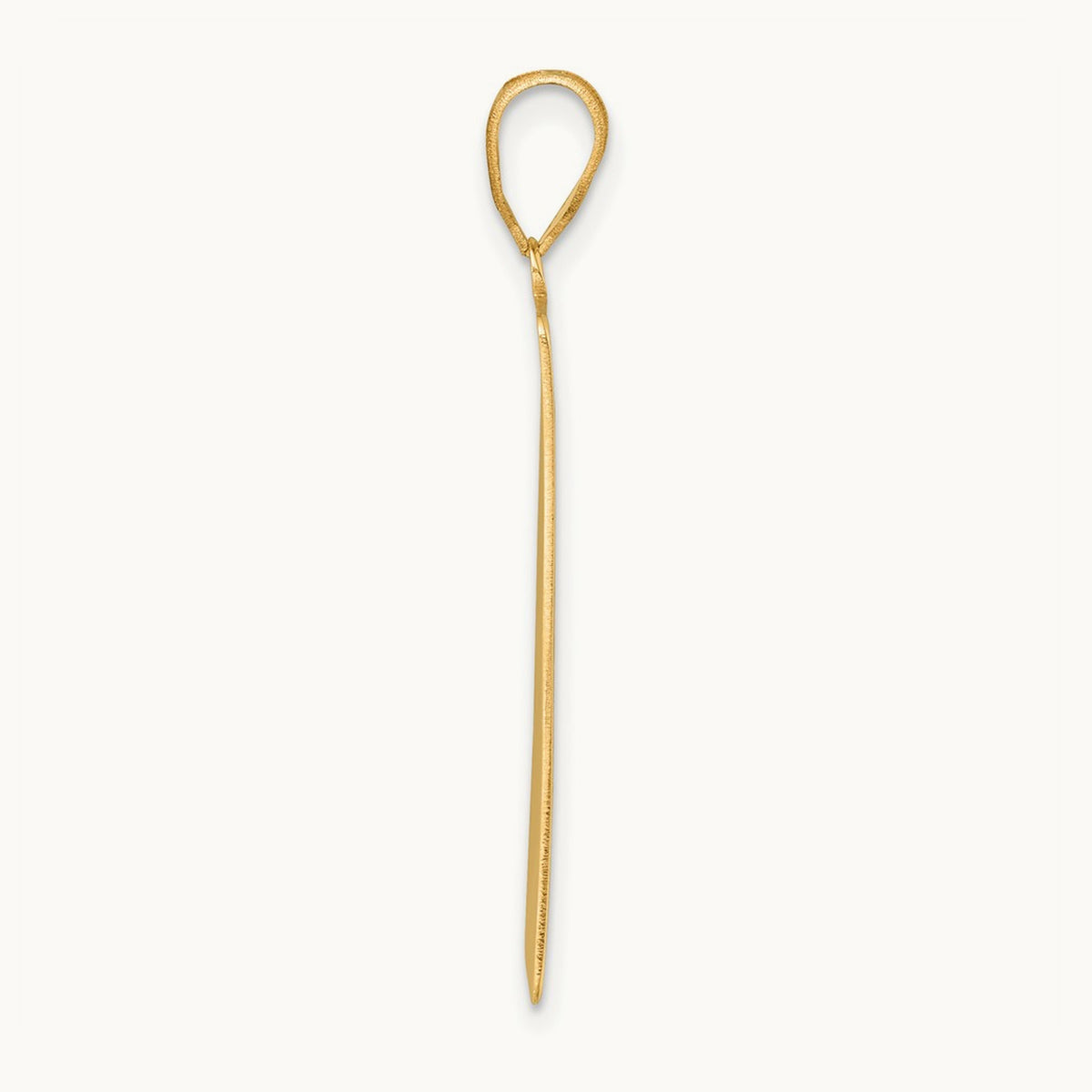The Chariot Tarot Card Pendant, 14K Yellow Gold