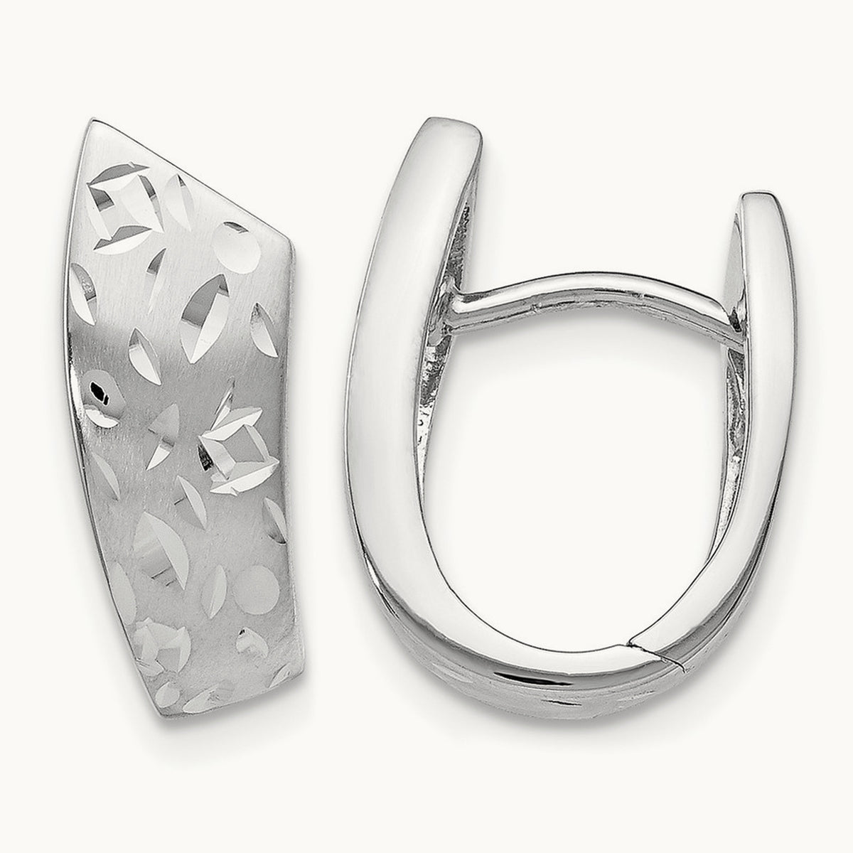 RH-plated Radiant Essence D/C Earrings, Sterling Silver — Leslie's