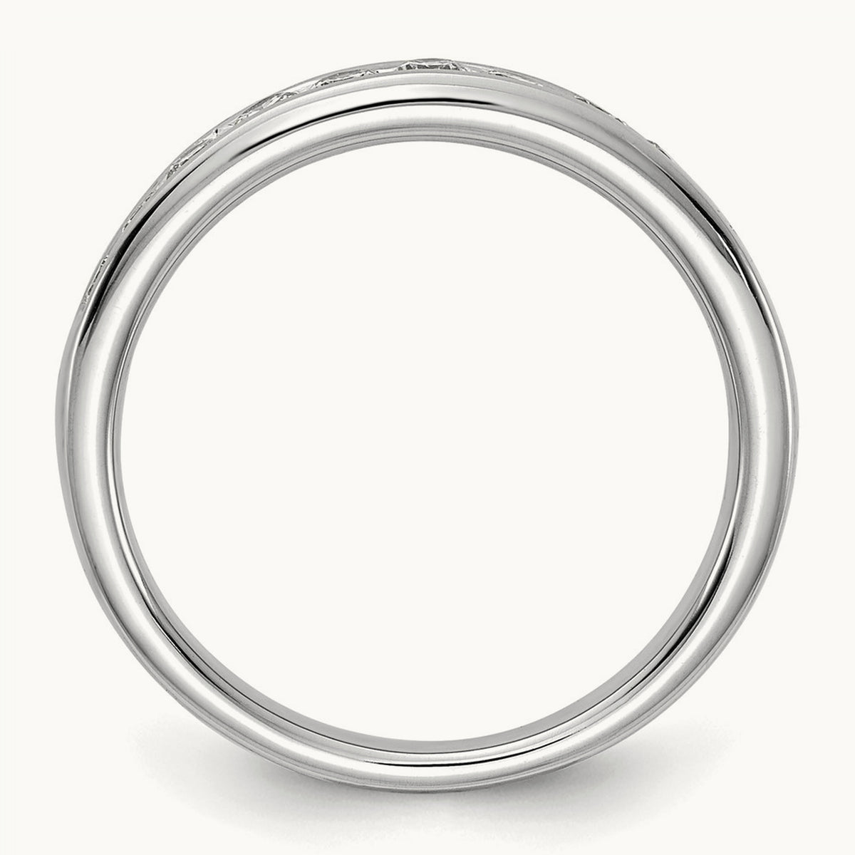 Channel Set Band, 0.10-1.00 ct tw Lab-Grown Diamond — 1/2 ct, 14K White Gold