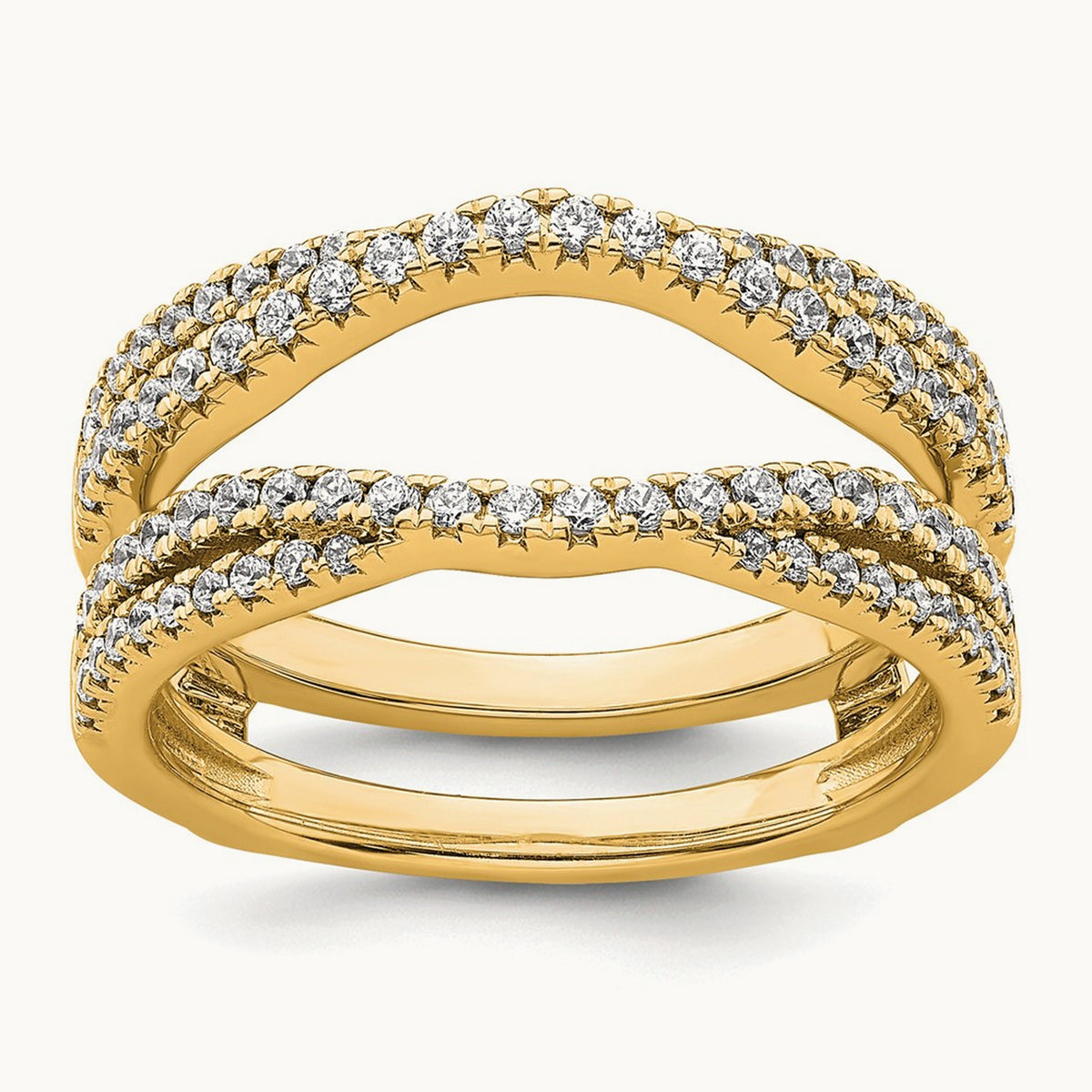 Ring Guard, 0.50 ct tw Lab-Grown Diamond — 14K Yellow Gold