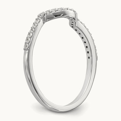 Diamond Wedding Band, 14K White Gold