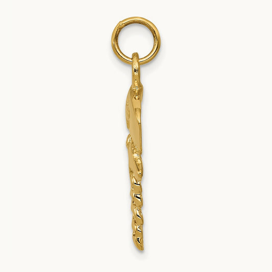 Nurse Symbol Charm — 14K Yellow Gold