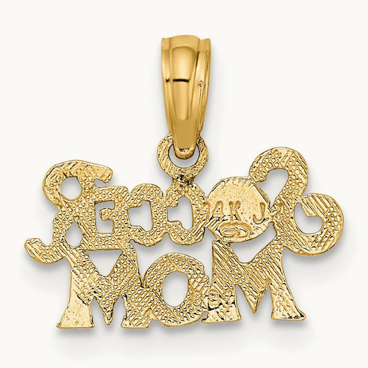 SOCCER MOM Charm, 14K