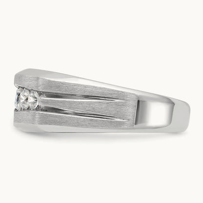 5 Stone Men's Ring, 0.50 ct tw Lab-Grown Diamond