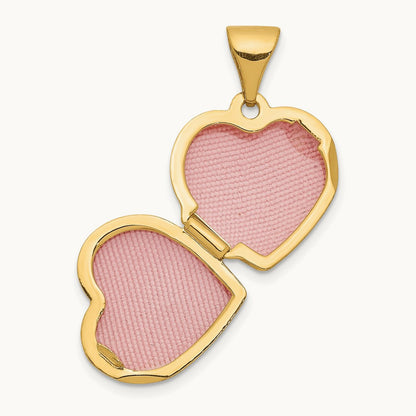 w/ Diamond Heart Locket — photo set