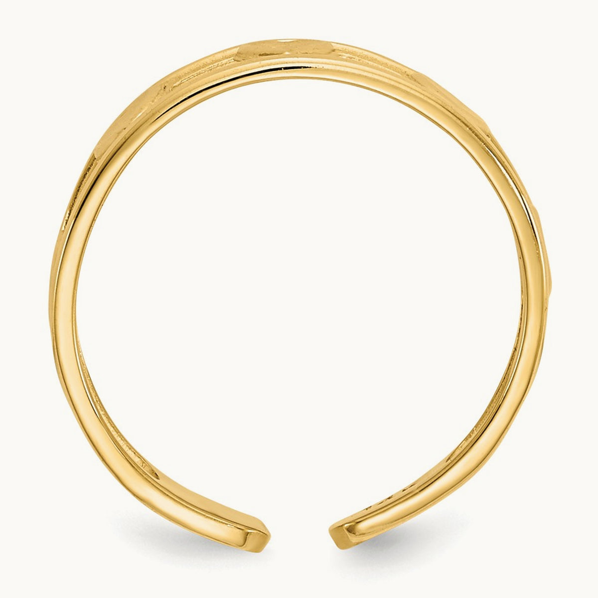 Heart Toe Ring, 14K