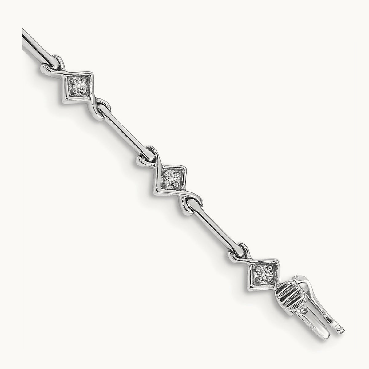 Diamond 7.5in Link Bracelet — photo set