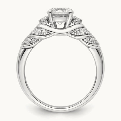 Semi-Mount Engagement Ring, 0.25 ct tw Lab-Grown Diamond