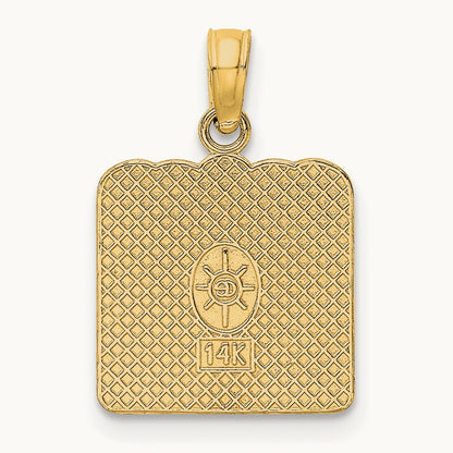 BIRTH CERTIFICATE Charm, 14K