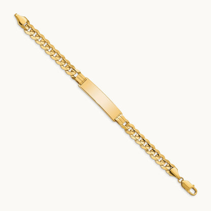 Curb ID Bracelet, 14K