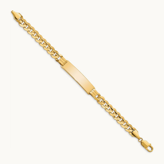 Curb ID Bracelet, 14K