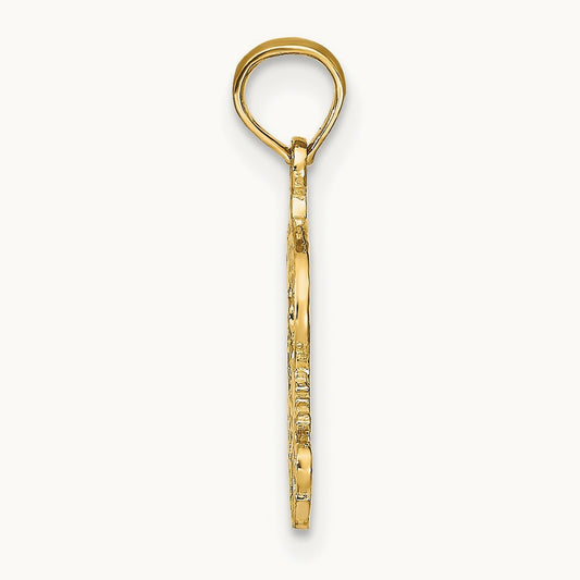 PISCES Zodiac Charm, 14K