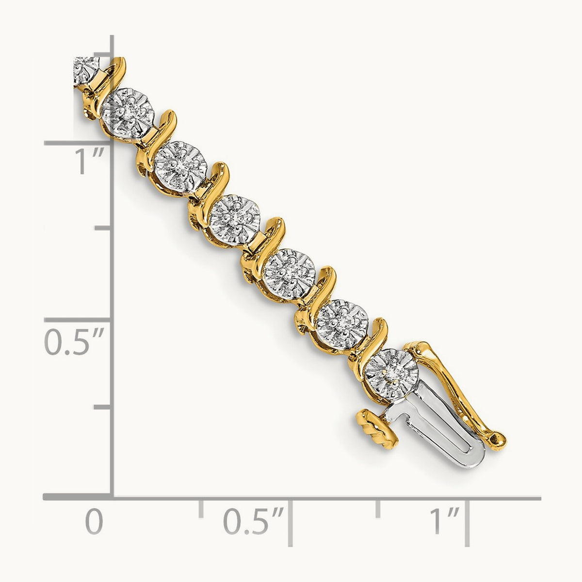 Diamond Bracelet, 14K