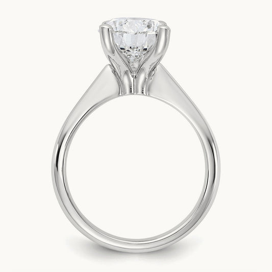 Pear 8X Ring, 5.00 ct tw Lab-Grown Diamond — 14K White Gold