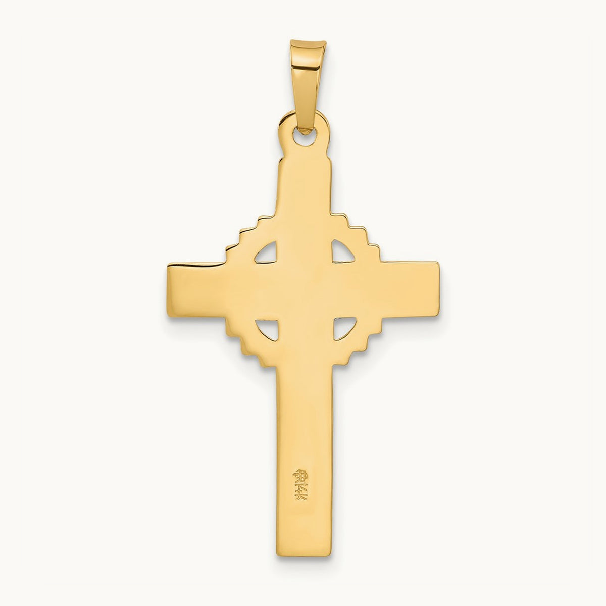 Hollow INRI Crucifix Pendent — 31.5mm