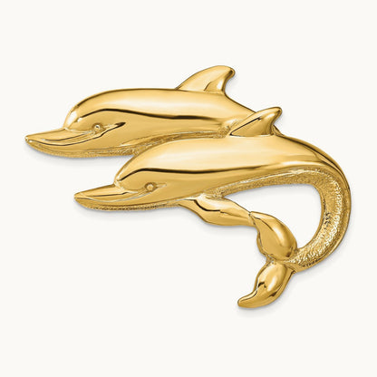Double Dolphins Slide, 14K