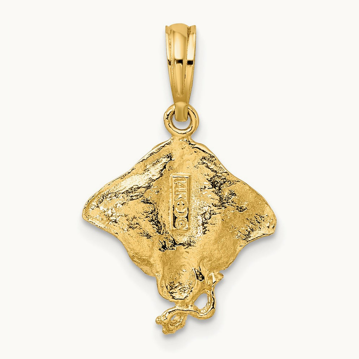 Stingray Charm, 14K