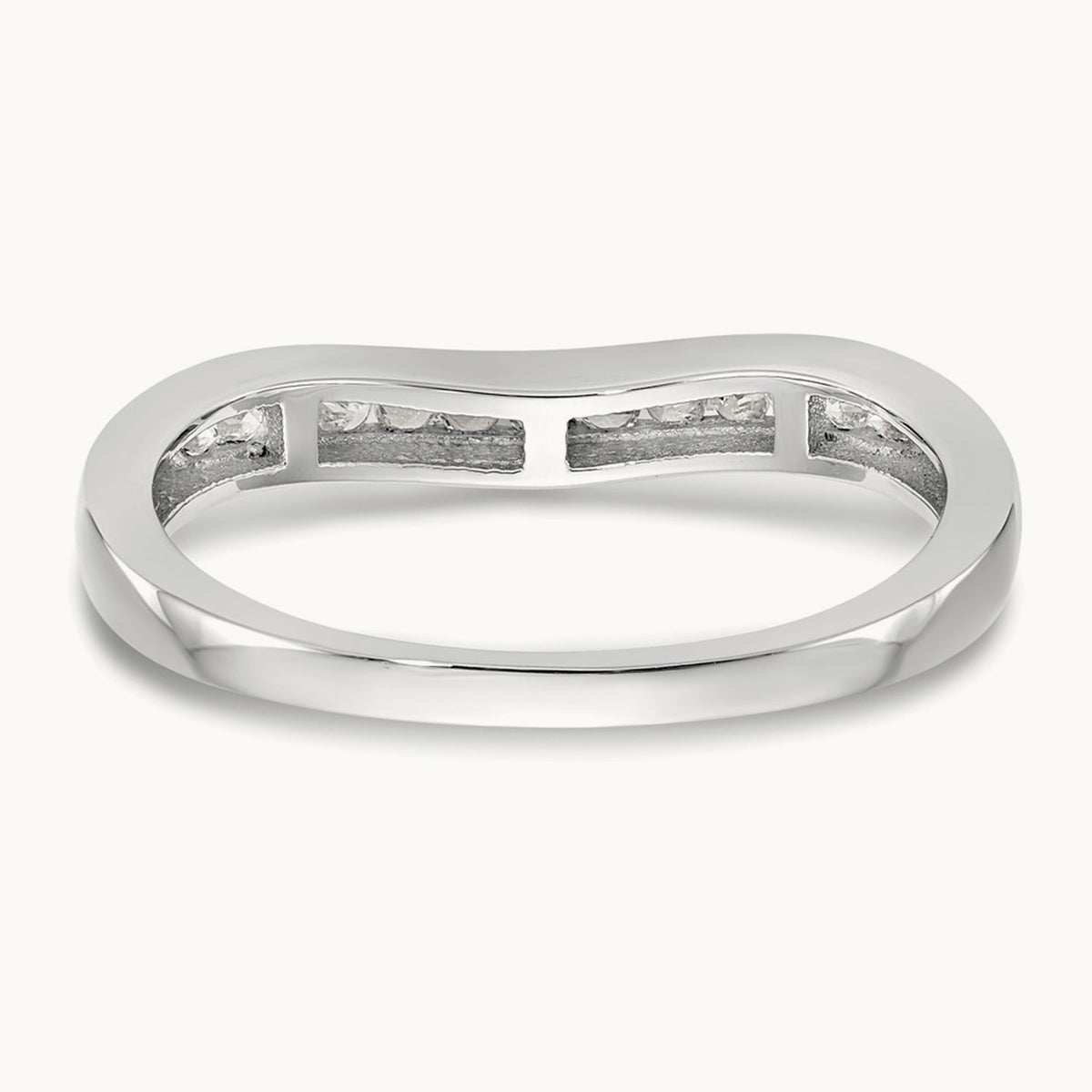 Diamond Band, 14K White Gold