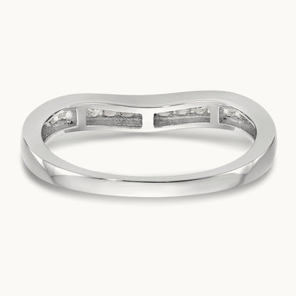 Diamond Band, 14K White Gold