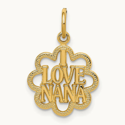 I LOVE NANA Charm, 14K