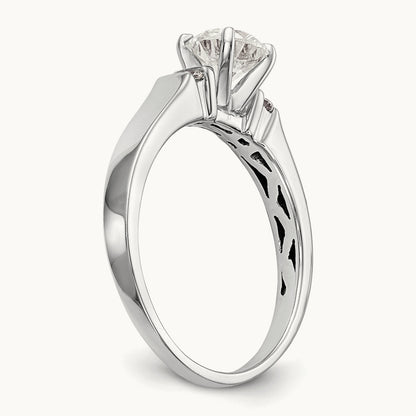 Peg Set Engagement Ring Mounting