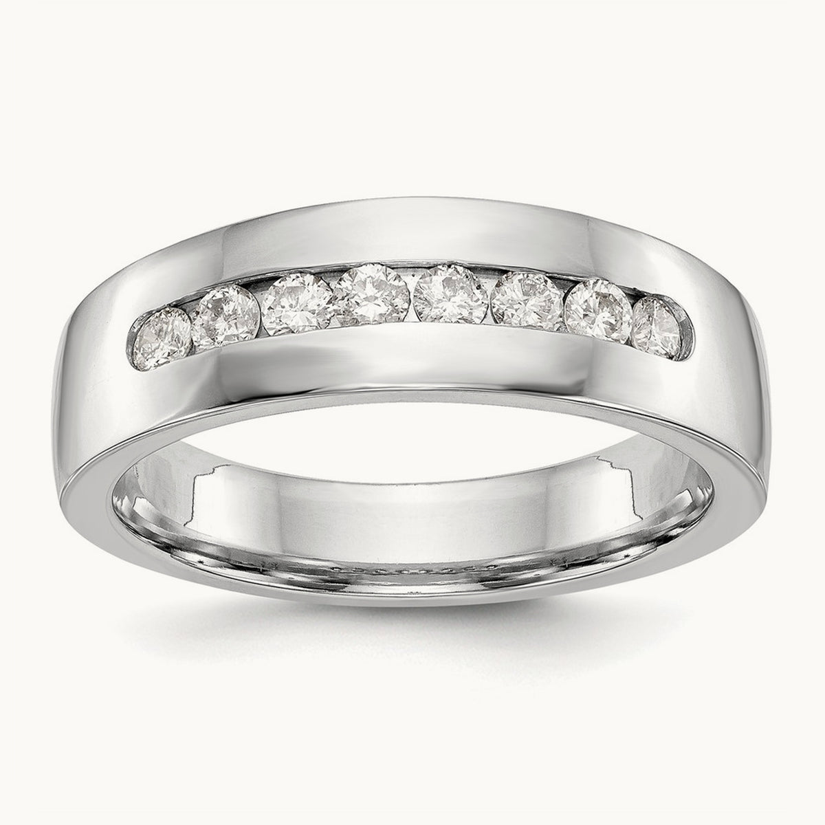 Men's Band, 0.50 ct tw Lab-Grown Diamond