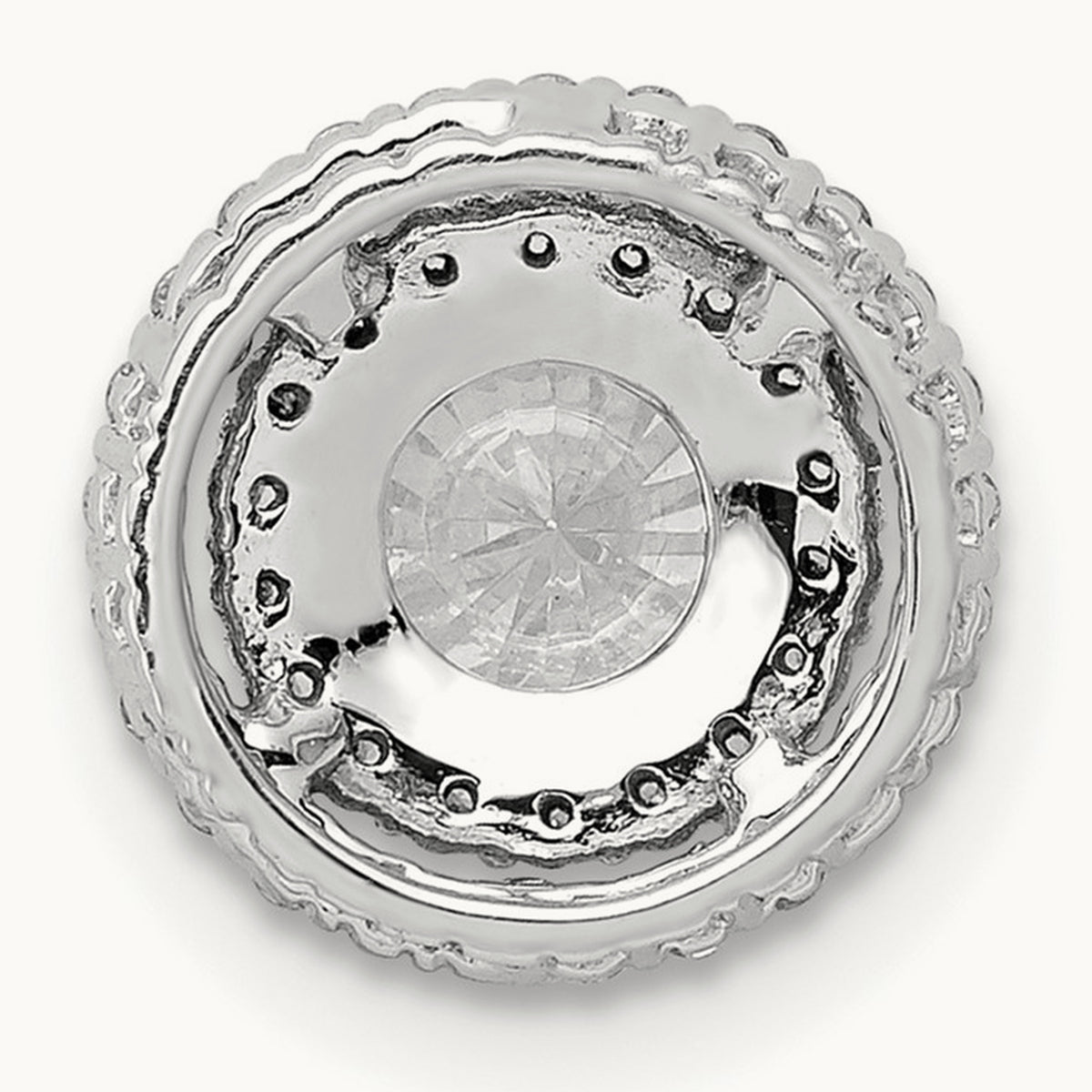 Halo Chain Slide, 0.75 ct tw Lab-Grown Diamond