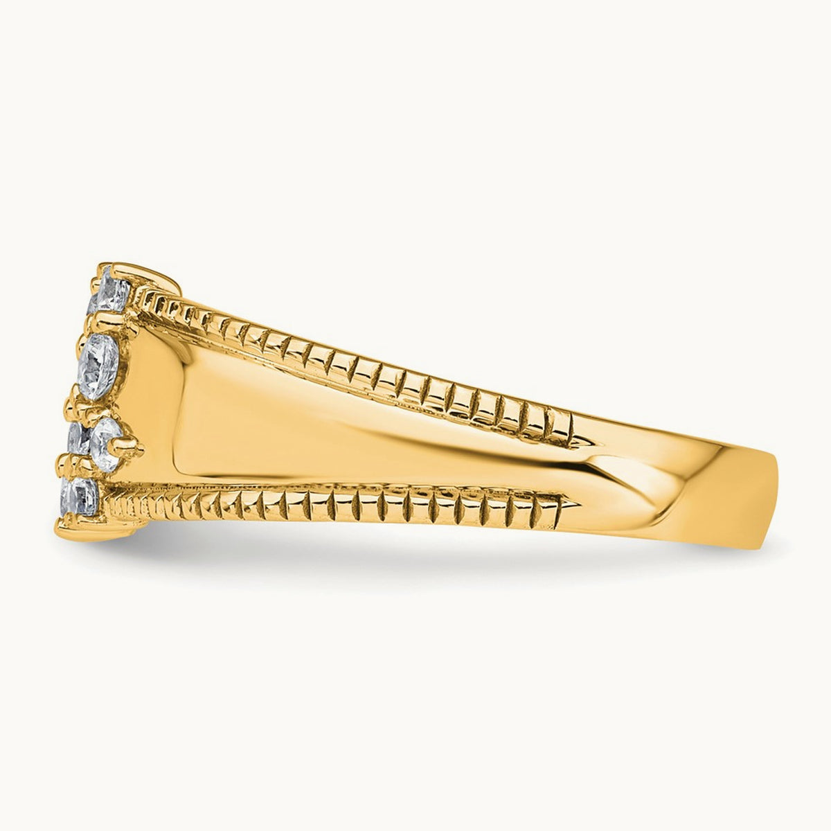 Open Cuff Fashion Ring — 14K Yellow Gold, 7
