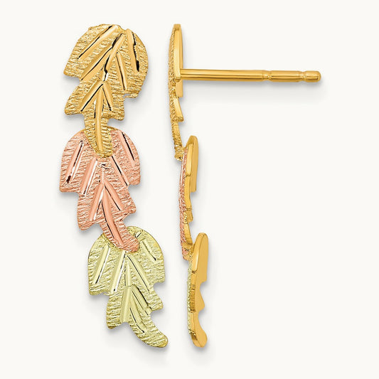Black Hills Gold Post Earrings