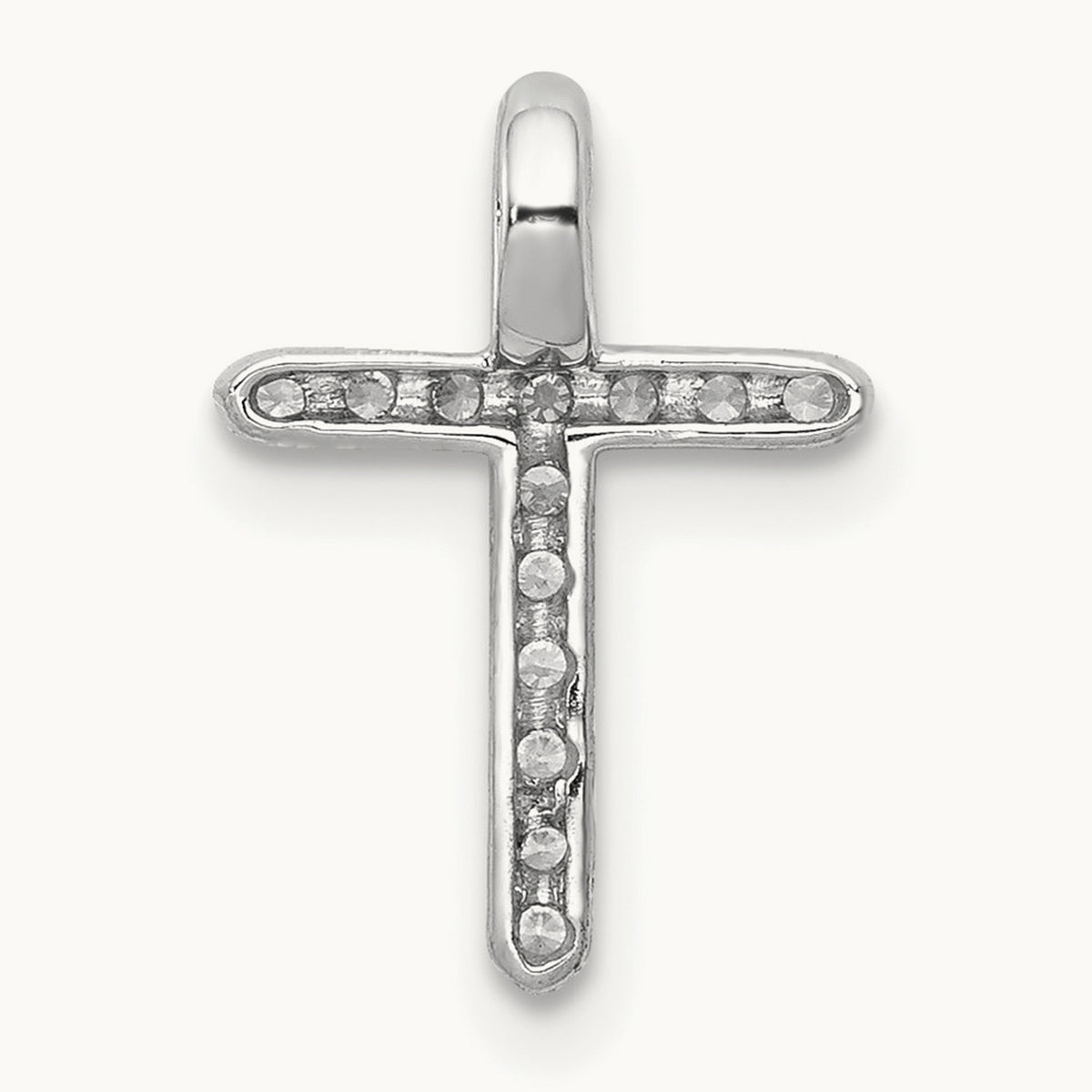 Diamond Cross Pendant — photo set