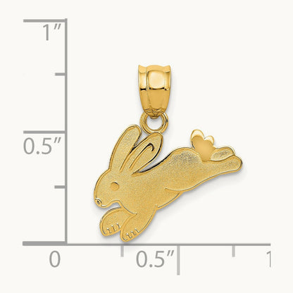 Rabbit Charm, 14K