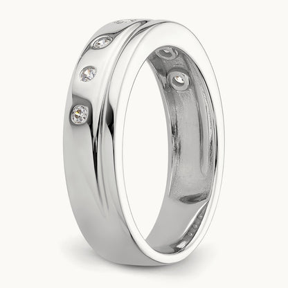 Womens Wedding Band, 0.05-0.10 ct tw