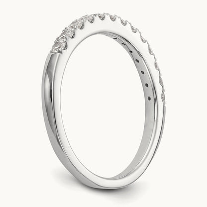 Diamond Wedding Band, 14K White Gold