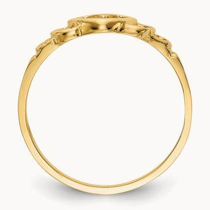 Heart Baby Ring, 14K