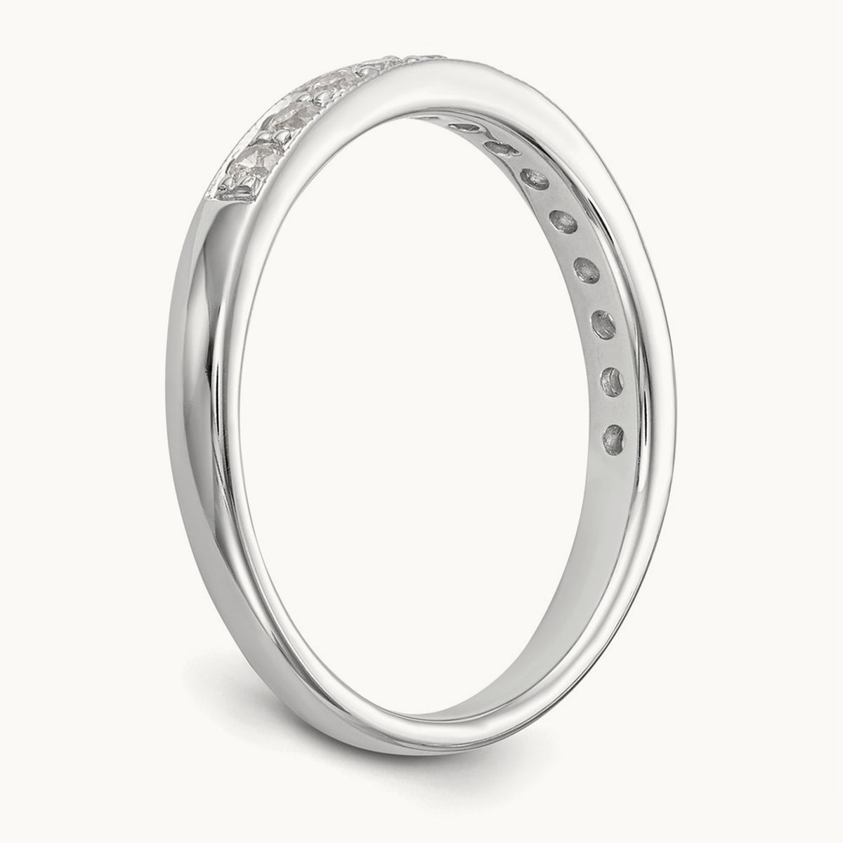 Wedding Band, 0.25 ct tw Lab-Grown Diamond